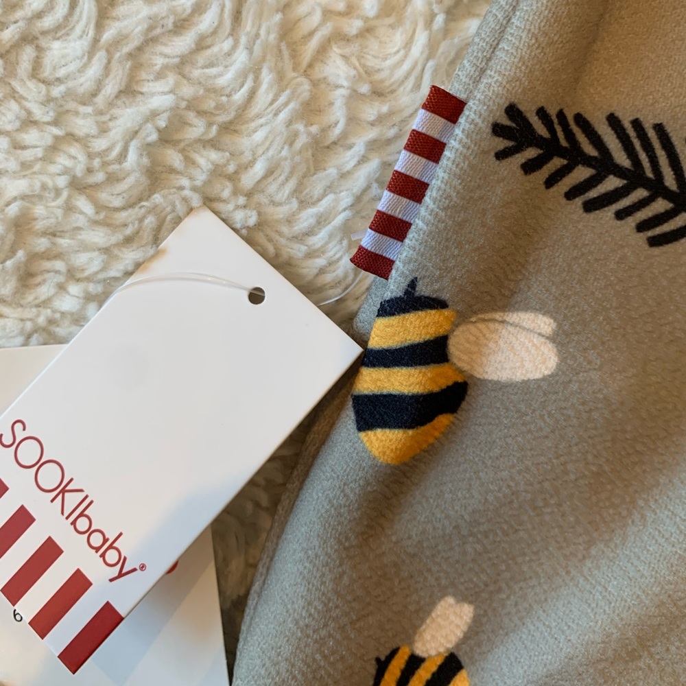 🐝 SOOKIbaby NWT romper viscose blend 🐝 9/12 - Picture 4 of 10